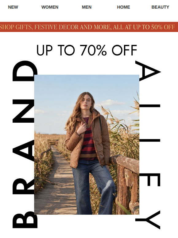 Up to 70% off: U.S. Polo Assn., Ro & Zo, Gina Bacconi, Levi's & more