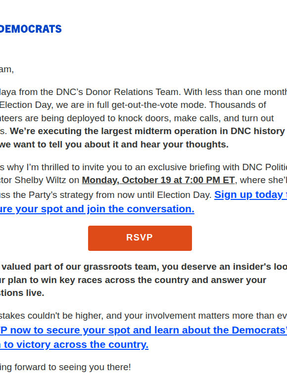[Exclusive Grassroots Strategy Session] 15 Days Until Election Day