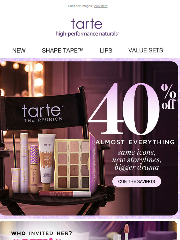 Tartelette, no one saw this coming…