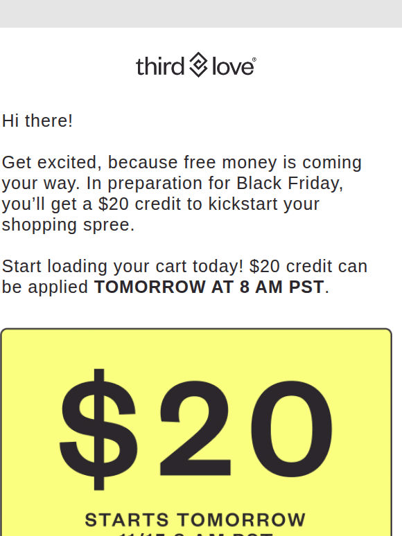 $20 is coming your way!