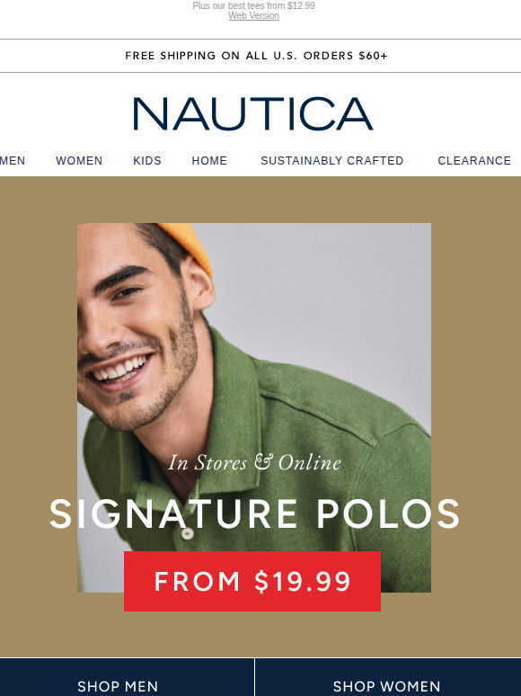 NEW POLOS: Starting at $19.99