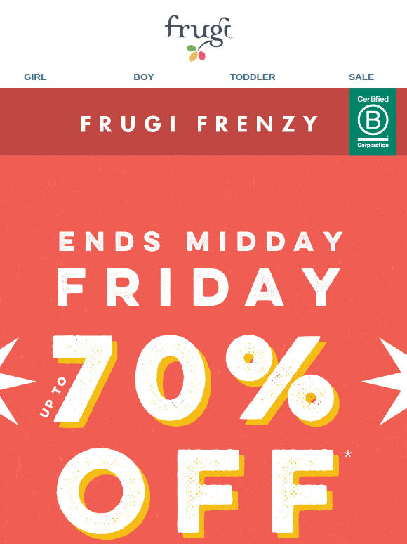 FINAL HOURS of SALE!