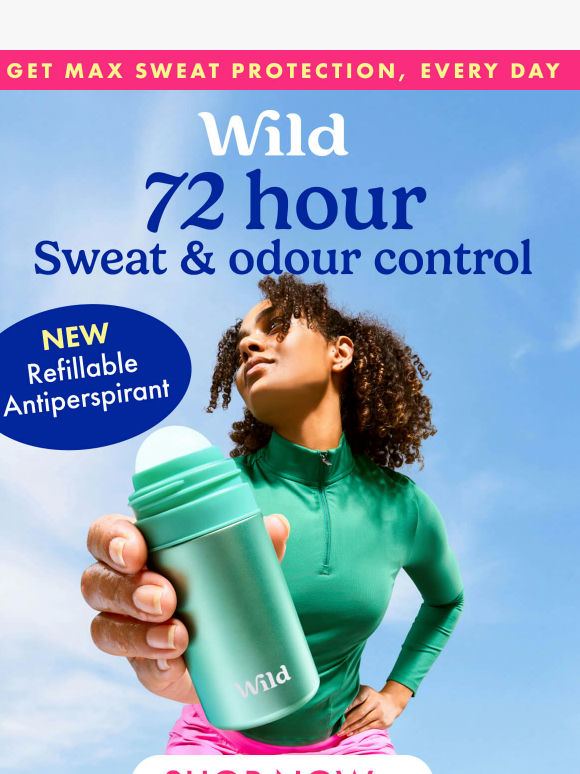 Antiperspirant: Get max odour protection, every day