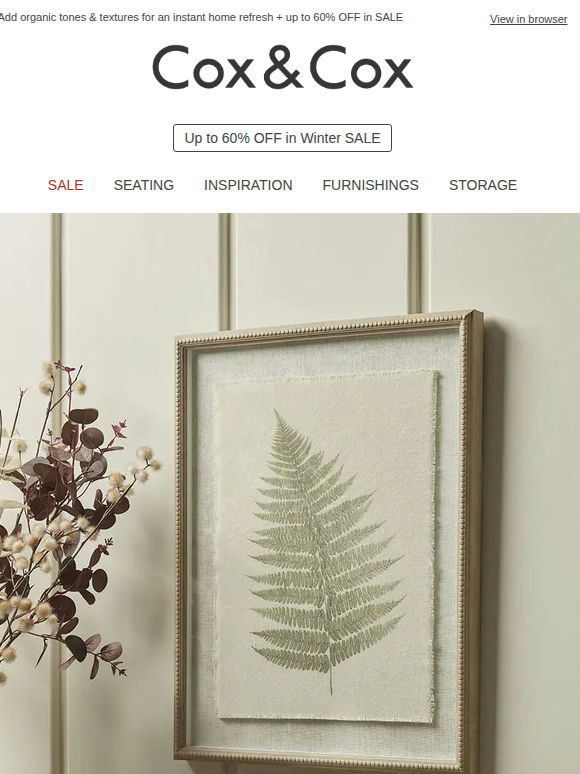 Bring life to your décor with nature-inspired accents