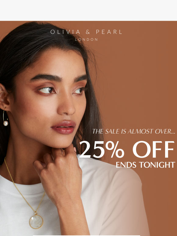 25% off ends tonight!