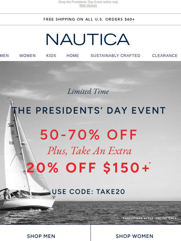 Don't miss this! 70% Off PLUS Extra 20% Off $150+