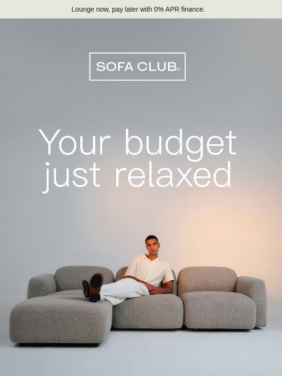 Sofas to suit every budget. 💸