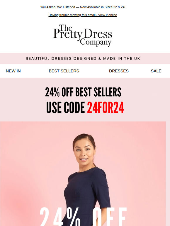 Your Favourite Hepburn Swing Dress – 24% Off Until Sunday 💃