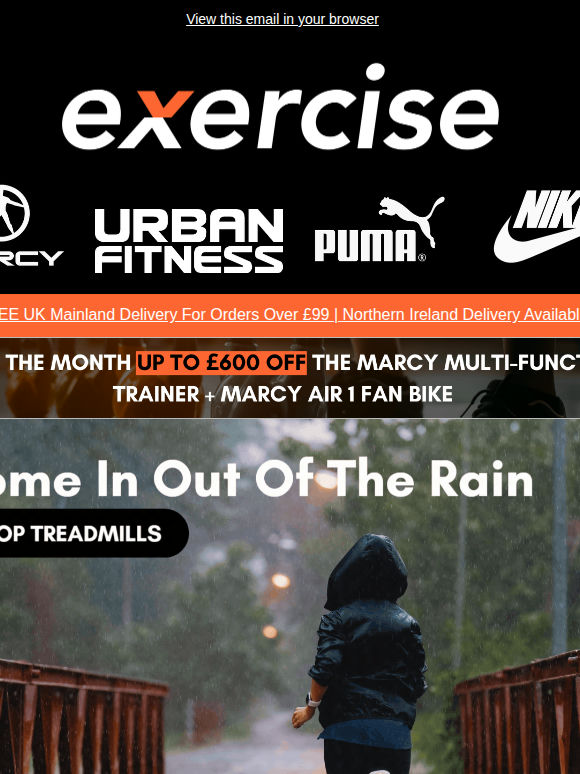 Avoid the weather with home Treadmills 🏃☔