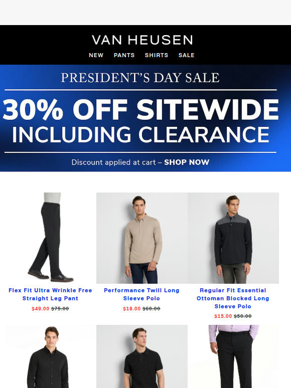 Don't miss out: 30% off SITEWIDE