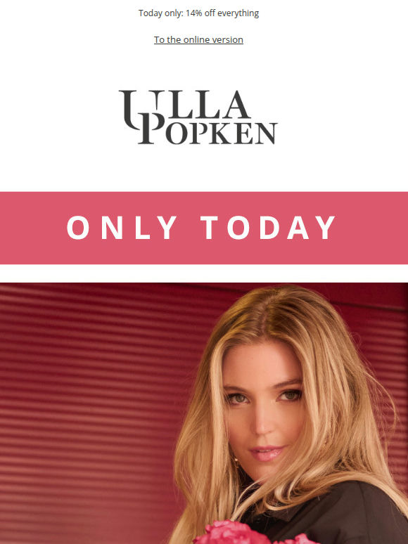 Countdown is on: 14% off everything🚨