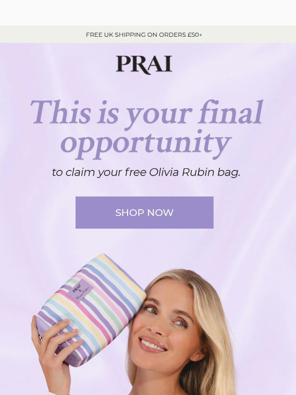 ⏰ Ends TONIGHT: Free Luxury Wash Bag with EVERY order