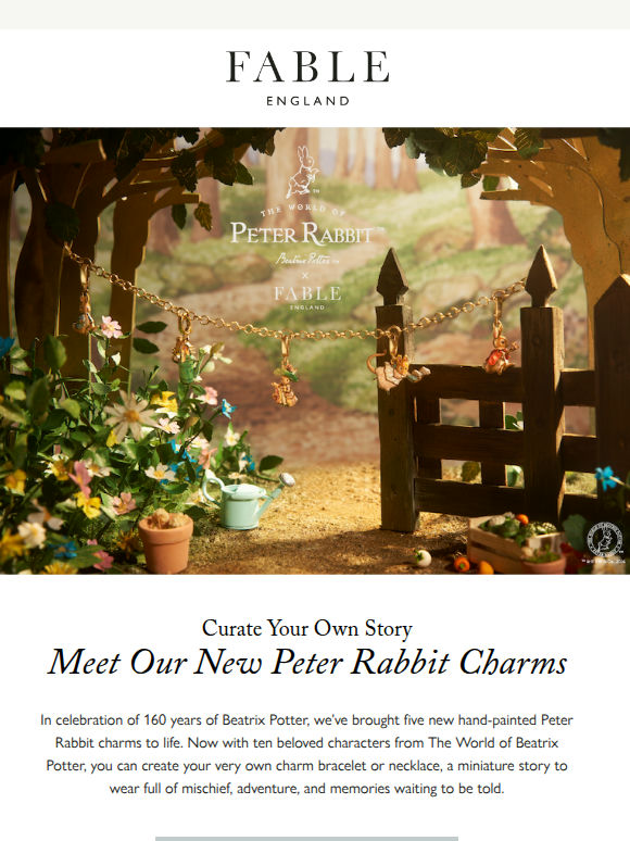 Discover The New Peter Rabbit charms