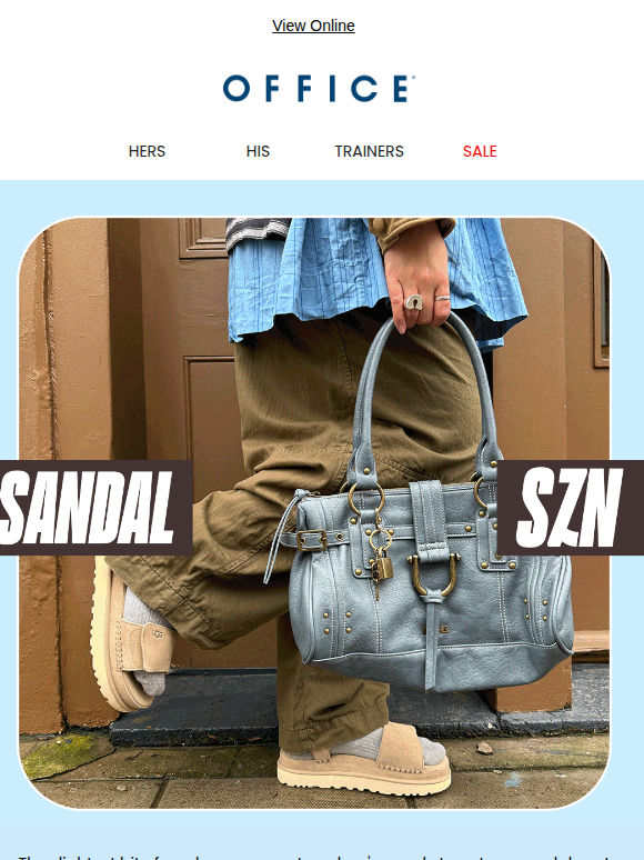 Sandals are so in this spring!🌷