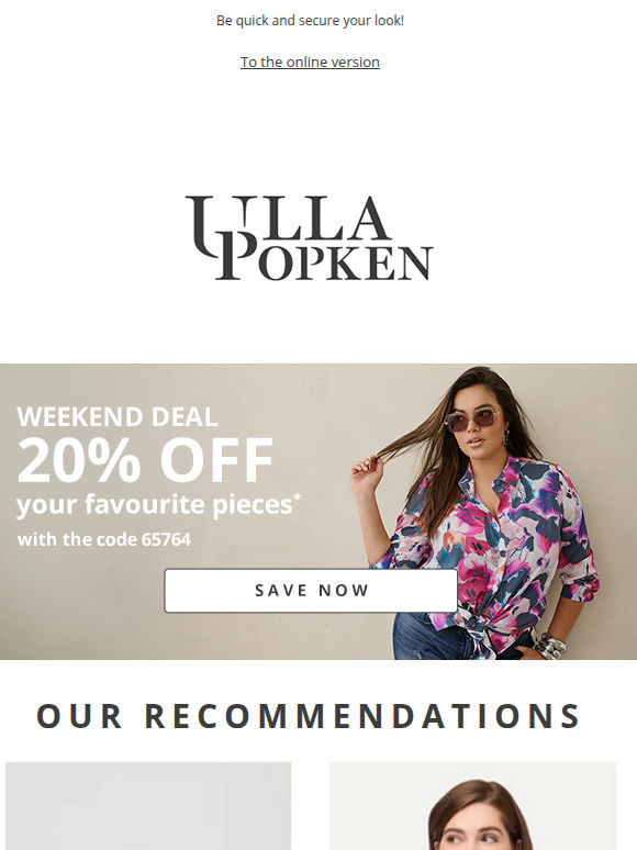 ⏰Ends today: 20% off your favourite item