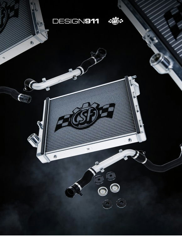 Keep Your Porsche Cool Under Pressure with CSF Radiators!🔥