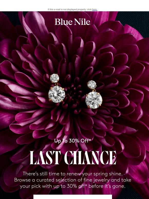 Last Chance For Up To 30% Off*
