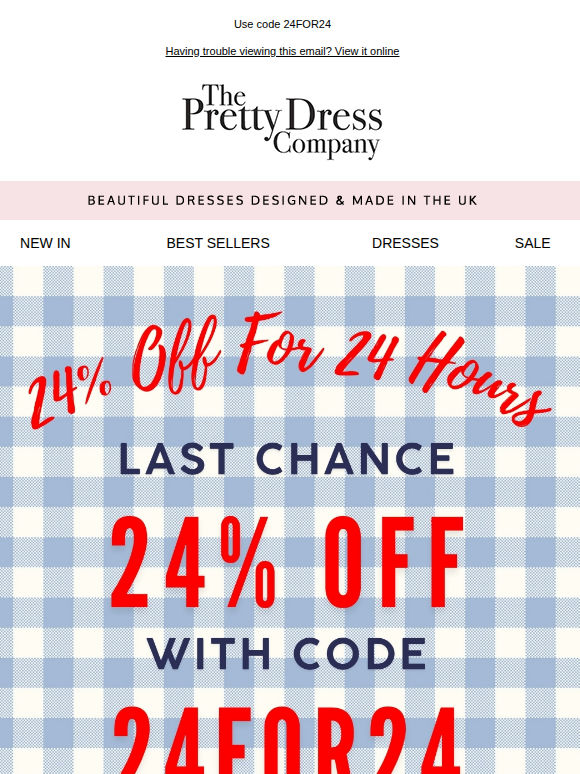 24% Off | Last Chance Ends Midnight