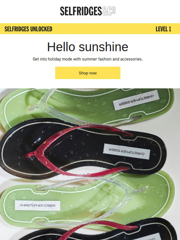 Get set for your summer holiday​