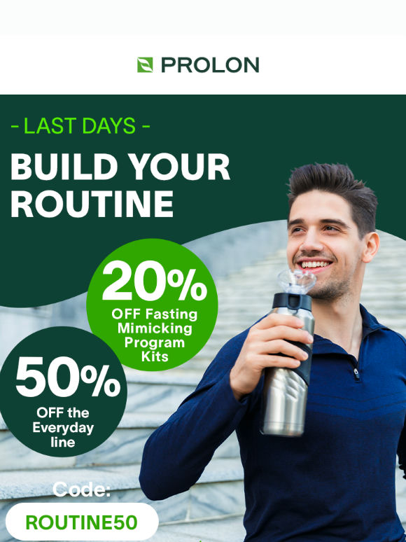 ⏳ Last chance: double discount 20% + 50%