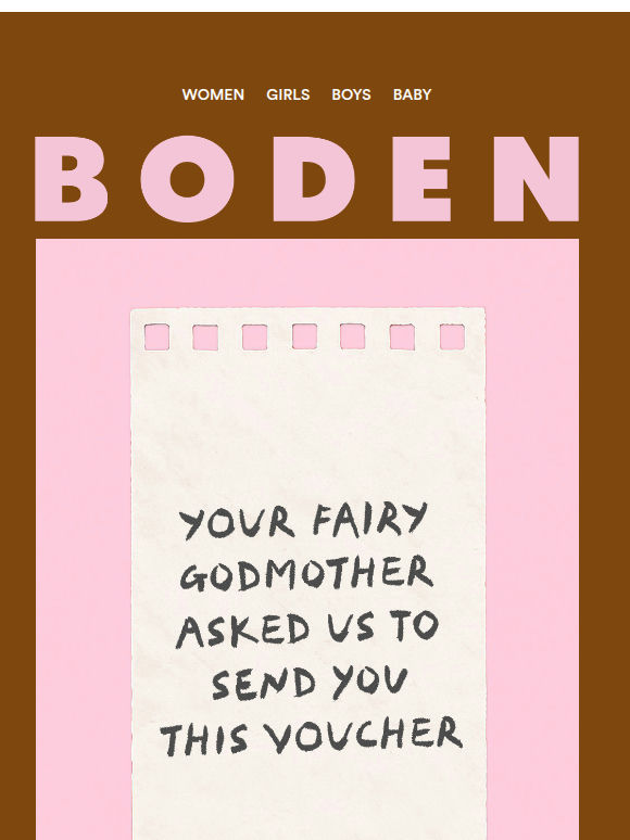 £25 OFF from your fairy godmother