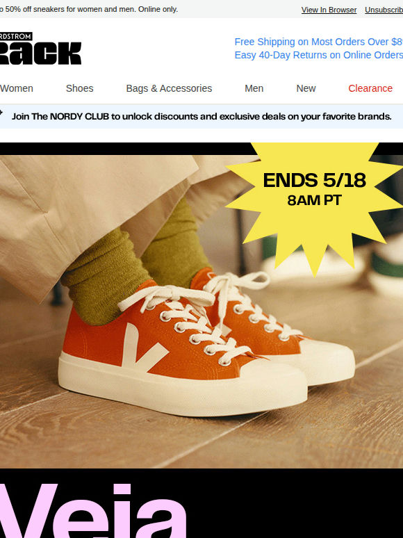 Shhh … Private Sale: Veja