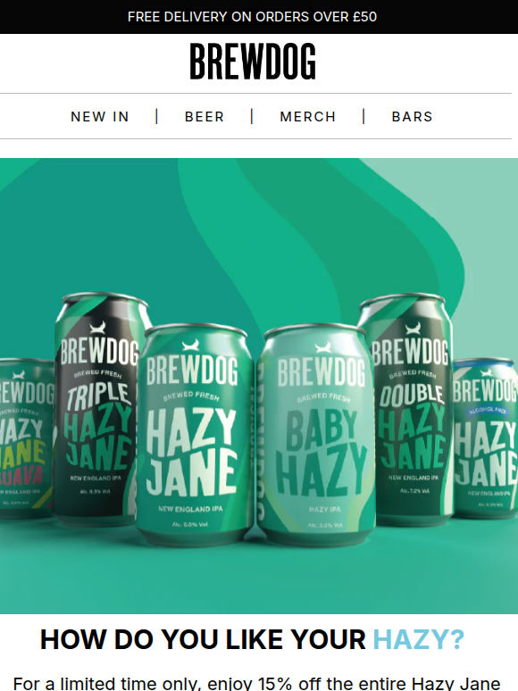How do you like your Hazy Jane?