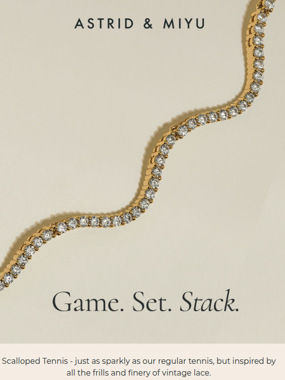 Tennis chains, reimagined
