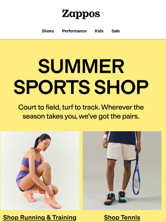 Shoes for every summer sweat session
