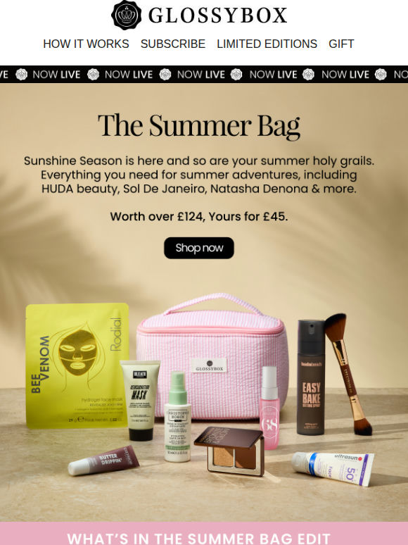 NOW LIVE: Summer Bag (Worth Over £124) ☀️