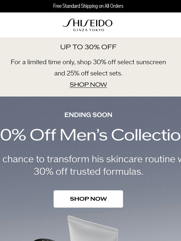 Last Chance To Get Up To 30% Off Men’s, Sun, And Sets