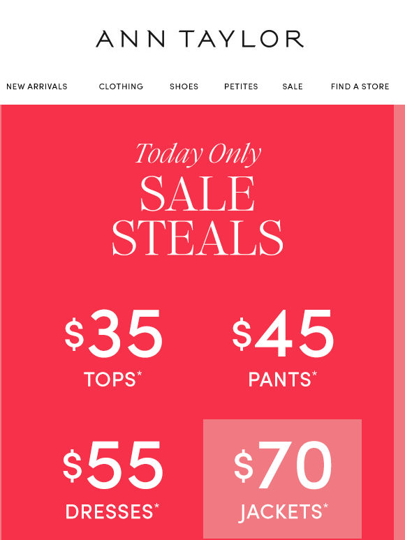 Sale Alert: Style Steals Starting At $35!