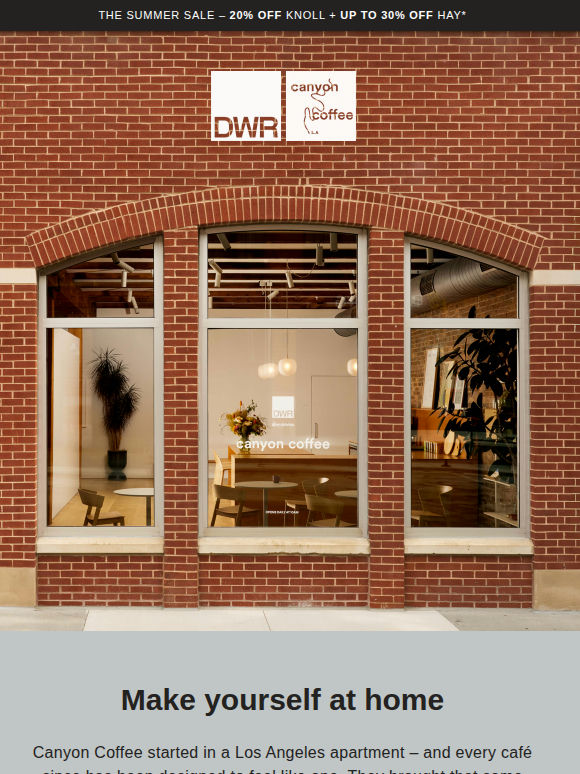 Step inside Canyon Coffee at DWR Fulton Market