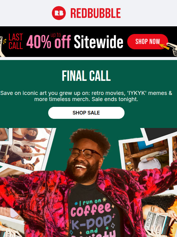 Final Hours: Up to 40% off ends tonight ❗
