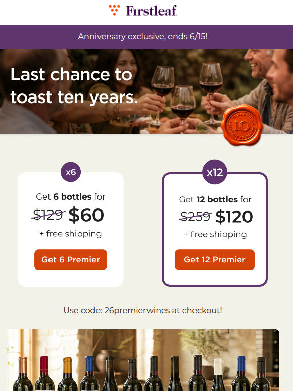 Final call: Our 10th Anniversary offer ends tonight ⏰