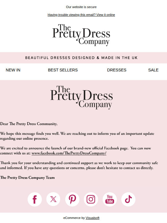 Important Update: Connect with Us on Our New Facebook Page!