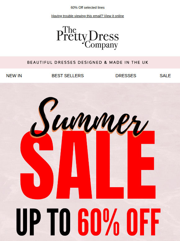 🌞 Summer Sale up to 60% Off 🌞