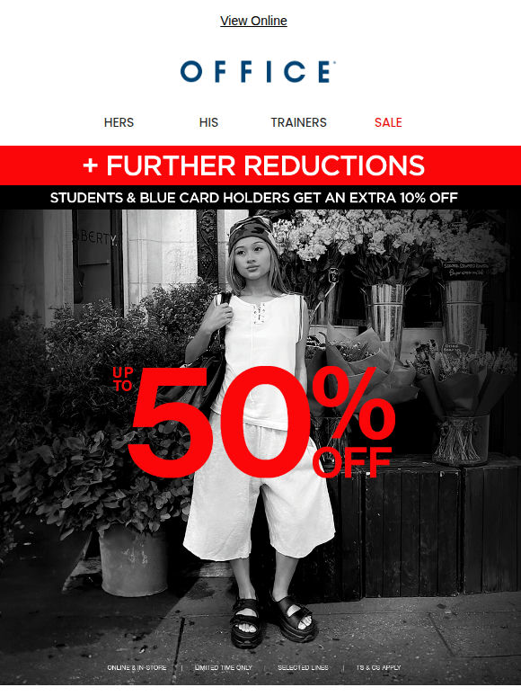 SCORE up to 50% off summer sale! ⚽✨