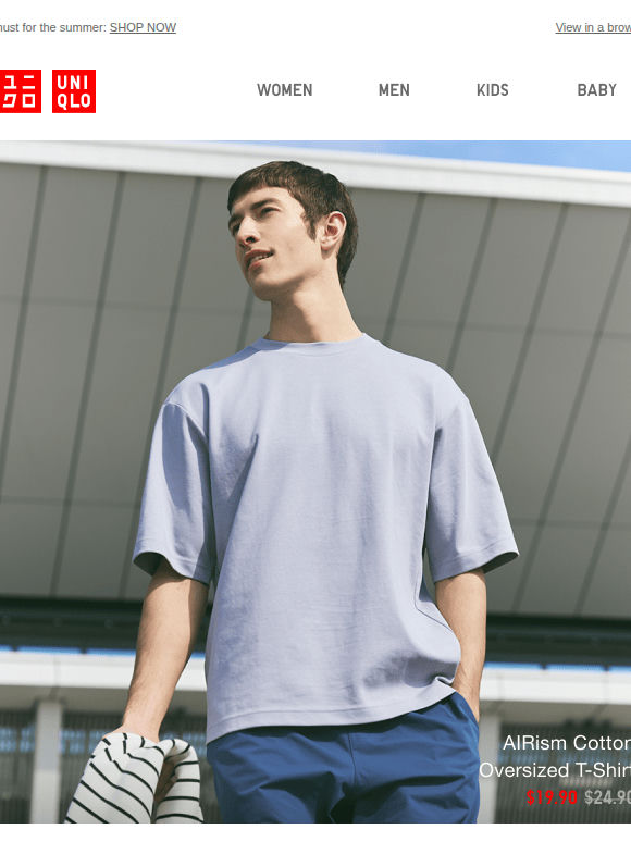 Have you tried our bestselling T-shirt?