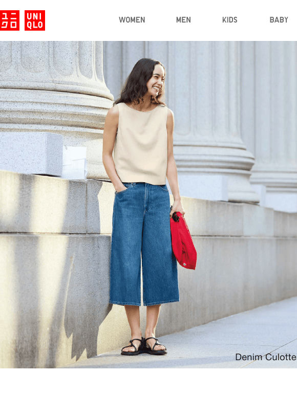 The denim culottes of the summer
