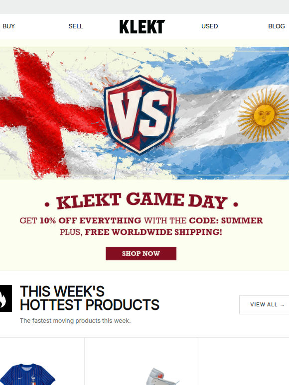 🏴󠁧󠁢󠁥󠁮󠁧󠁿 Bigger game. Bigger savings. 🇦🇷