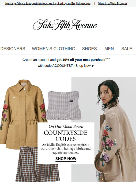 On our mood board: countryside codes