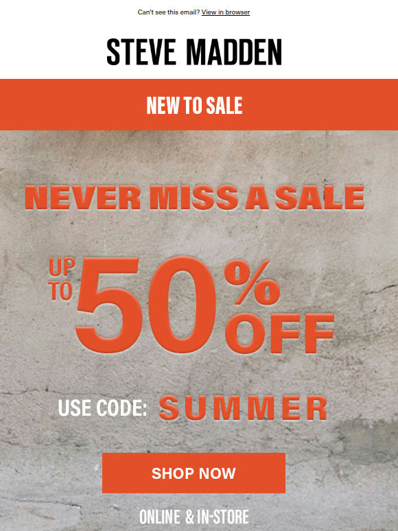 Up To 50% Off—New Styles Added!