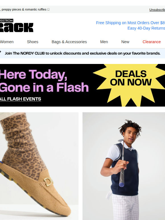 Rothy's Up to 40% Off | Men's Golf Up to 55% Off