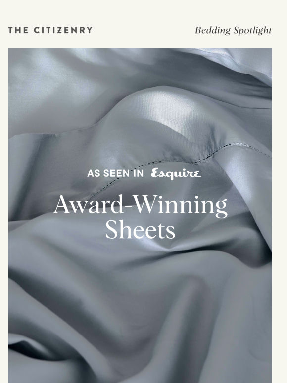 Esquire just named our sheets the best