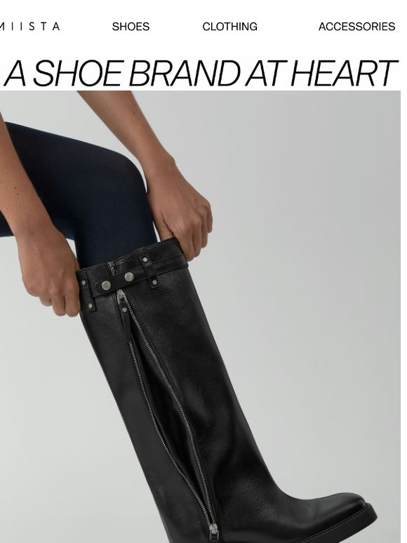 A shoe brand at heart
