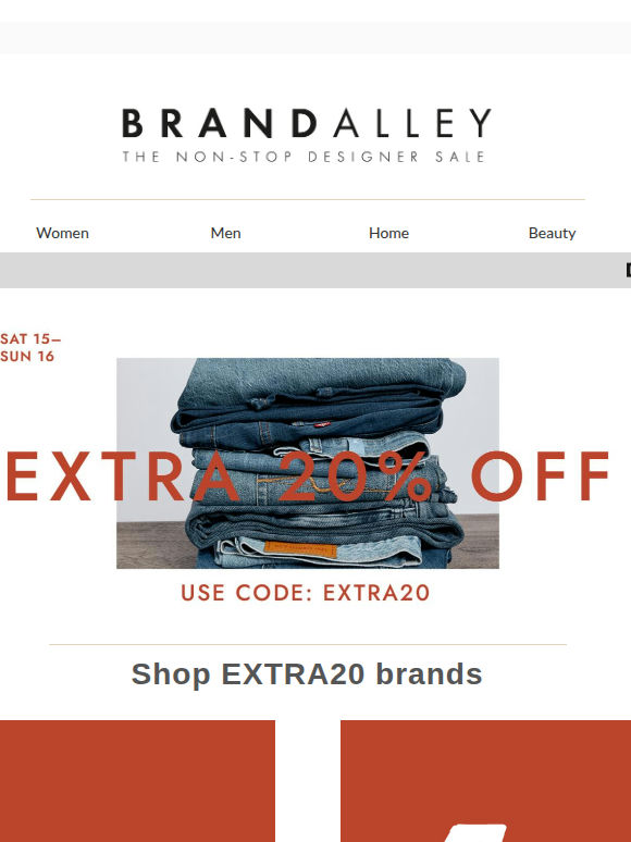Don’t Miss Out On An Extra 20% Off*