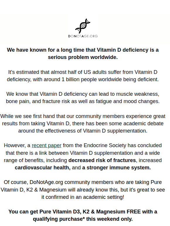 Study Shows The Benefits Of Vitamin D Supplementation