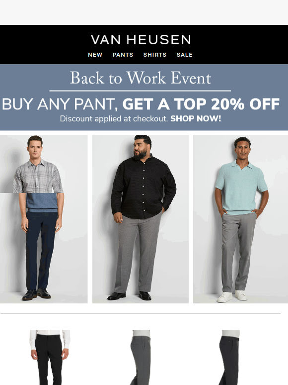 20% OFF ANY TOP 👕