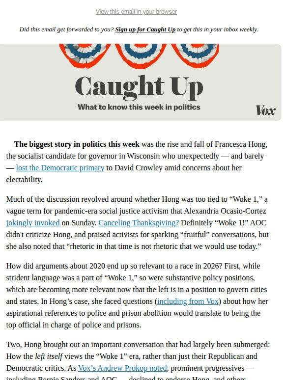 The left debates "Woke 1"